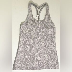 Lululemon Gray Patterned Women's Tank Top